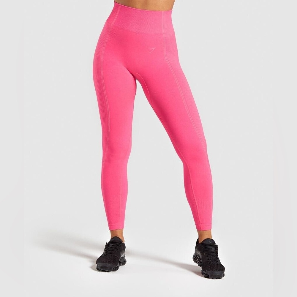 Neon pink ultra seamless Gymshark leggings